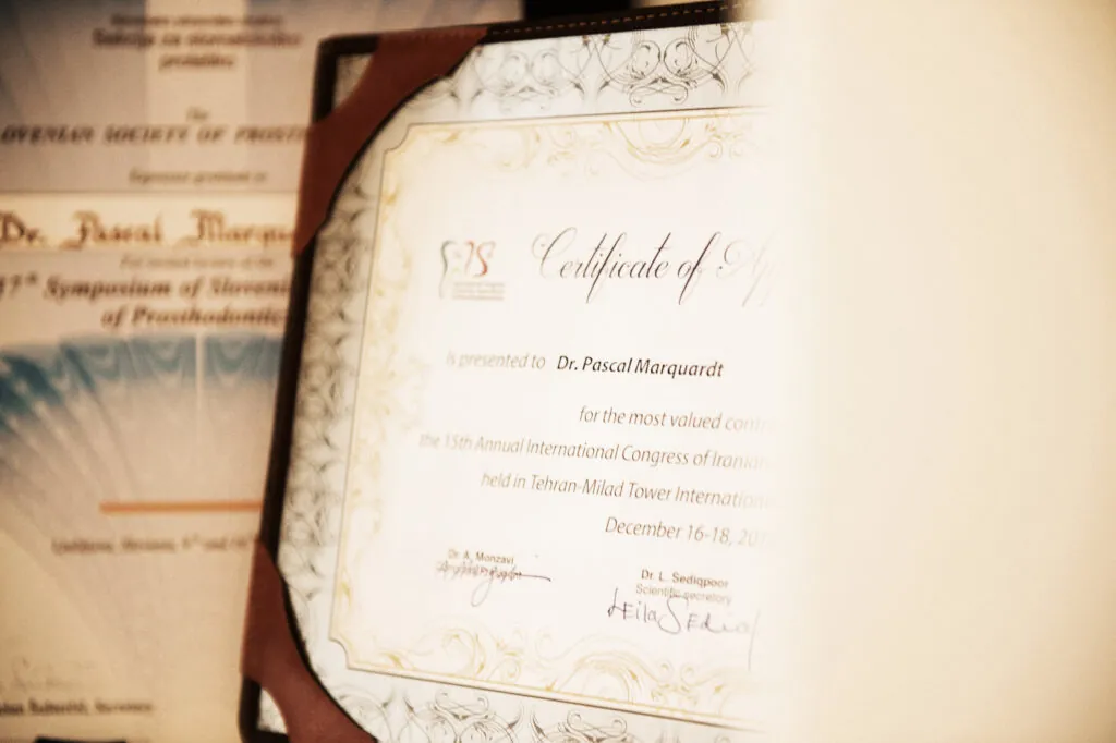 marquardt-dentist-zertifikate